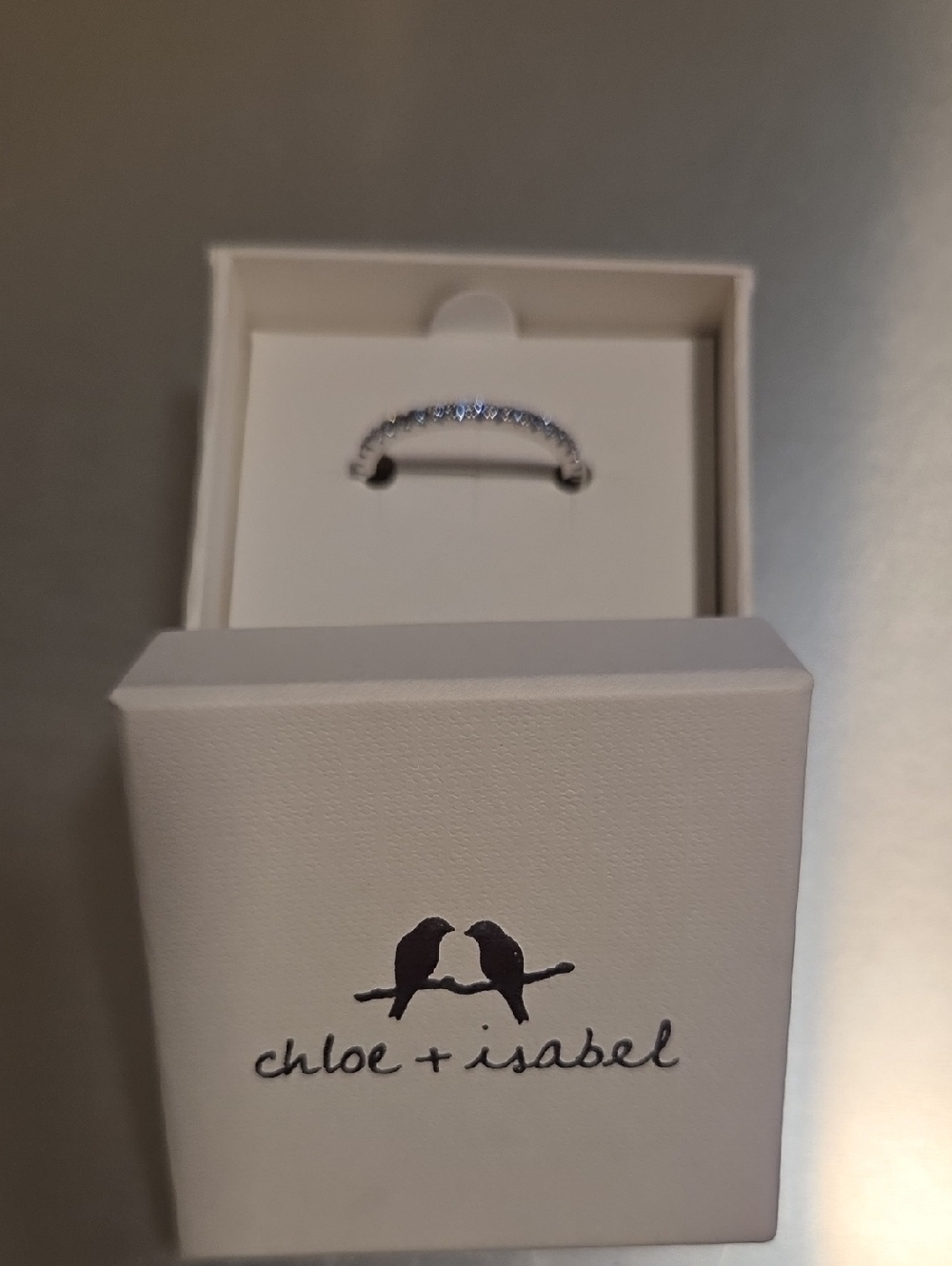 Chloe + Isabel Petits Bijoux Stacking Ring Blue - size 9 - R175BTSR-9